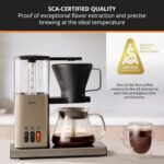 KRUPS Essential Brewer 8 Cup Drip Coffee Maker Machine SCA-Certified Blooming Technology, Barista-Quality, Pour-Over Coffee Machine, Easy to Clean Dishwasher Safe, Stainless Steel Design, Silver - Image 3
