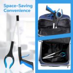 Grabber Reacher Tool - 32” Extra Long Foldable Gripper and Reaching Tool - Heavy Duty Pick Up Stick Grabbers for Seniors, Trash, Surgery Recovery Must Haves Gifts (Blue) - Image 7