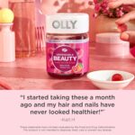 OLLY Undeniable Beauty Gummy, For Hair, Skin, Nails, Biotin, Vitamin C, Keratin, Chewable Supplement, Grapefruit, 30 Day Supply - 60 Count - Image 7