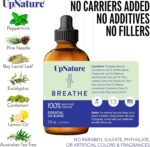 UpNature Breathe Essential Oil - Huge 2oz - Essential Oils for Diffusers Humidifiers Spa Respiratory Menthol Blend - Image 4