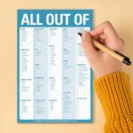 Knock Knock All Out Of Grocery List Note Pad, 6 x 9-inches (Blue) - Image 6