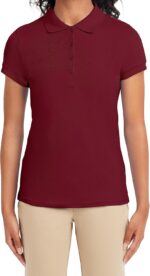 IZOD Junior's Uniform Short Sleeve Interlock Polo - Image 6