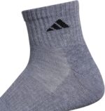 adidas Men's Socks, Athletic Cushioned Quarter 6-Pack, Ankle Fit with Arch Support - Image 4