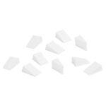 Artist's Choice 100 Pack Makeup Sponge Mini Applicator Wedges, Triangle Cosmetic Sponges For Foundation, Blush, Eye Shadow, Blending and Smoothing, Disposable, Latex Free - Image 10