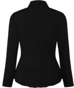 Hybrid & Company Women's Casual Work Office Elegant Open Front Premium Nylon Blazer Jacket - Image 3