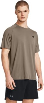 Under Armour Men's Tech 2.0 Short-Sleeve T-Shirt, (200) Taupe Dusk / / Black, X-Large - Image 2