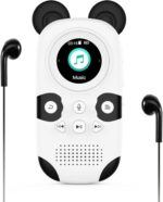 RUIZU 64GB MP3 Player for Kids, Cute Panda Portable Music Player MP3, Child MP3 Player with Bluetooth 5.3, Speaker, FM Radio, Voice Recorder, Alarm Clock, Stopwatch, Pedometer, Support up to 128GB - Image 2