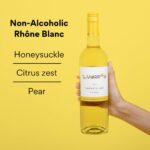 Tomorrow Cellars Non-Alcoholic Rhône Blanc, White Wine, Dry and Crisp, Low Sugar and Calories, Award-Winning, De-Alcoholized from Northern California, 24.5 FL Oz Bottle - Image 3