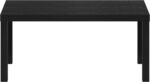 Furinno Classic Simple Coffee Table for Living Room, 38.98 (W) x 17.52 (H) x 18.9 (D) Inches, Black - Image 7