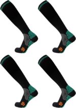 Compression Socks (2/3 Pair) for Men and Women 20-30 mmHg Regular and Plus Size Compression Scoks:Size S-7XL - Image 2