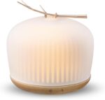 mimicat Quiet Aromatherapy Diffuser Glass: 230ML Ultrasonic Cool Mist Scent for Home with Night Light - Aesthetic for Women Girls - Image 2