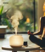 mimicat Quiet Aromatherapy Diffuser Glass: 230ML Ultrasonic Cool Mist Scent for Home with Night Light - Aesthetic for Women Girls - Image 6