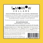 Tomorrow Cellars Non-Alcoholic Rhône Blanc, White Wine, Dry and Crisp, Low Sugar and Calories, Award-Winning, De-Alcoholized from Northern California, 24.5 FL Oz Bottle - Image 9