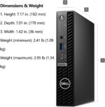 Dell OptiPlex 7020 MFF Mini PC 7000 Micro Form Factor Business Desktop Computer, Intel Hexa-Core i5-12500T (Beat i7-11700T), 32GB DDR5 RAM, 1TB PCIe SSD, WiFi6E, 2 DisplayPort + HDMI, Windows 11 Pro - Image 7