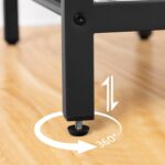 HOOBRO Side Table, 3-Tier Narrow End Table, Nightstand with 2 Flat or Slant Adjustable Shelves for Small Spaces, Hallway, Living Room, Bedroom, Sturdy, Easy Assembly, Greige and Black BG23BZ01G1 - Image 8