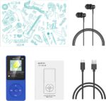 AGPTEK A02S 16GB MP3 Player, 70 Hours Playback Lossless Sound Music Player, Supports up to 128GB, Dark Blue - Image 8