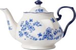 Bone China European Style Floral Ceramic Teapot - 45oz, Perfect for Tea Sets, Loose Tea, and Parties - Image 2