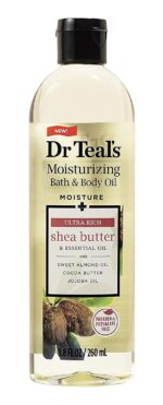 Dr. Teals Bath & Body Oil Variety Gift Set (2 Pack, 8.8oz Ea.) - Ultra Rich Shea Butter & Nourishing Coconut Oil - Essential Oils Hydrate Skin & Alleviate Daily Stress - At Home Spa Kit - Image 5