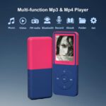 Mp3 Player with Bluetooth,Classic Portable Mp3 & Mp4 Players,HiFi Sound Music Player with SD Card Slot/Photo Viewe/Video Play/FM Radio/Recorder/E-Book for Kids,Long Battery Life Red 64GB - Image 4