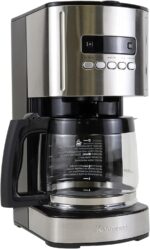 Kenmore Drip Coffee Maker - 12 Cup Programmable Cafe Machine With Glass Pot, Regular & Bold Brew, Auto Shut Off Large Water Reservoir, Reusable Filter, Kitchen Appliances For Cafeteria Barista, Black - Image 2