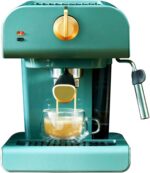 Coffee Machine Maker Household Semi-Automatic Steam (Green) (Green) - Image 2