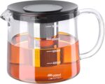 Glass Teapot with Removable Infuser, 1000ml/33OZ Stovetop Safe Tea Kettle for Blooming & Loose Leaf Tea, Premium Gift Box - Image 2