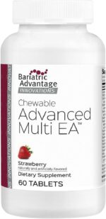 Bariatric Advantage Chewable Advanced Multi EA - High Potency Daily Multivitamin with Iron for Bariatric Surgery Patients - Strawberry Flavor - 60 Count - Image 2