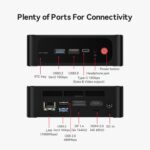 Beelink SER5 Max Mini PC, AMD Ryzen 7 6800U (up to 4.7GHz, 8C/16T), 32G LPDDR5 RAM 1TB M.2 PCIe4.0 SSD Mini Desktop Computers, Micro PC 4K Triple Display/WiFi 6/BT5.2, Office/School/Gaming - Image 9