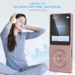 AGPTEK A02S 16GB MP3 Player, 70 Hours Playback Lossless Sound Music Player, Supports up to 128GB, Rose Gold - Image 9