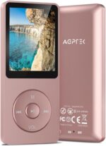 AGPTEK A02S 16GB MP3 Player, 70 Hours Playback Lossless Sound Music Player, Supports up to 128GB, Rose Gold - Image 2