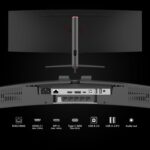 INNOCN 49" Curved Gaming Monitor 144Hz Ultrawide 32:9 WDFHD 3840 x 1080P, R1800, 99% sRGB, HDR400, USB Type C, DisplayPort, HDMI, Built-in Speakers, Height/Tilt Adjustable - 49C1G - Image 10