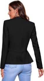 Hybrid & Company Women's Casual Work Office Elegant Open Front Premium Nylon Blazer Jacket - Image 5