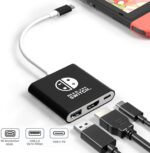 Switch Dock Compatible with Nintendo Switch Docking Station Portable Switch TV Adapter Support 4K/30HZ Switch TV Dock Mode Compatible Switch Doc Station for Nintendo Switch/OLED (NOT for Switch 2) - Image 3