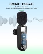 Tearstone Wireless Lavailer Microphone for iPhone, Android, Camera, Professional Wireless Mini Microphone, 4 in 1 Condenser Lapel Mic for Interview Video Podcast Vlog YouTube ASMR TikTok (2 Pcs) - Image 7