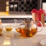 CNGLASS 600ml Glass Teapot with Removable Infuser,Clear Tea Kettle Stovetop Safe,Blooming and Loose Leaf Tea Maker - Image 9