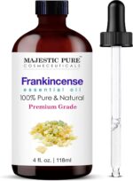 Majestic Pure Frankincense Essential Oil with Glass Dropper - Huge 4 Fl Oz - 100% Pure and Natural Frankincense Oil - Premium Grade Essential Oils for Diffuser, Aromatherapy, Soap and Candle Making - Image 2