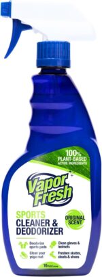 Vapor Fresh Sports Cleaner and Deodorizer - Sports Gear Odor Eliminator, Boxing Glove Deodorizer, Gym Equipment Spray, Natural and Plant Based, 16 Fl Oz (1-Pack) - Image 2