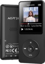 AGPTEK A02 MP3 Player with Bluetooth 5.3, 1.8 inch Screen Portable Music Player with Speaker, FM Radio, Voice Recorder, Supports Expanded Up to 128GB(Black, 32GB) - Image 2