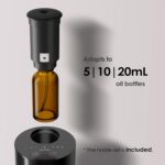 Waterless Diffuser for Essential Oil, Battery Operated Nebulizer, 0.7 Fl.Oz./ 20mL Capacity, Mini Scent Air Machine, 3 Countdown Timers & 3 Mist Levels for Home, Room, Car, Office - AN6 Black - Image 6