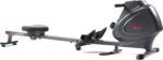 Sunny Health & Fitness Multi-Function Premium Magnetic Rowing Machine, Bicep Curls, Upward Rows, Seated Rows, Foldable Slide Rails, Digital Monitor, Optional Free SunnyFit App Connection - Image 10