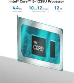 Beelink EQI12 Mini PC - Intel 12th Gen Core i5 1235U (10C/12T) up to 4.4GHz,32GB DDR4 RAM 1TB SSD,4K Dual Display,Dual LAN,USB3.0,WiFi6,BT5.2 - Mini Computer Support Win 11 Pro - Image 3