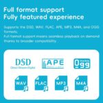 SnowSky/FiiO Echo MINI HiFi Bluetooth MP3 Player, 15Hours Playback, Independent Volume Control with 3.5mm/4.4mm Headphones Outputs (Titanium Gold) - Image 6