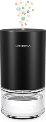 Essential Oil Diffuser Waterless Aromatherapy Diffusers for Home Large Room, Bedroom, Car, Office, Desk, Battery Operated, Small Diffuser for Pure Scent, 100mL Capacity, AN9 (Black) - Image 2