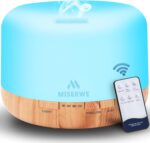 500ml Diffuser with Remote Control Waterless Automatic Shut Off Essential Oil Diffusers with Timing Mode Adjustable Oil Diffuser for Home - Image 2