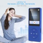 AGPTEK A02S 16GB MP3 Player, 70 Hours Playback Lossless Sound Music Player, Supports up to 128GB, Dark Blue - Image 9