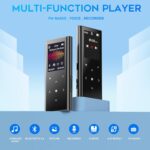 128GB MP3 Player, ZOOAOXO Music Player with Bluetooth 5.2, Built-in HD Speaker, FM Radio, Voice Recorder, Mini Design, Weigh 2.4 oz, HiFi Sound, Ideal for Sport, Earphones Included - Image 6