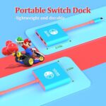 Switch Dock for Nintendo Switch Tv Adapter Portable Switch Docking Station, Switch TV Adapter Compatible Steam Deck/Switch OLED, USB C to HDMI Adapters Support 4K/1080P Switch TV Dock Mode - Image 6