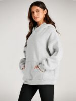 Trendy Queen Womens Oversized Hoodies Fleece Sweatshirts Fall Fashion 2025 Pullover Sweaters Winter Clothes - Image 4