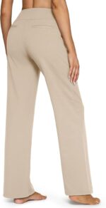 G4Free Yoga Pants Women Wide Leg Pants with Pockets High Waist Stretch Dress Casual Sweatpants Petite/Regular/Tall - Image 7