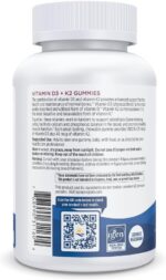 Nordic Naturals Vitamin D3 + K2 Gummies, Pomegranate - 60 Gummies - 1000 IU Vitamin D3 + 45 mcg K2 - Great Taste - Bone Health, Promotes Healthy Muscle Function - Non-GMO - 60 Servings - Image 4